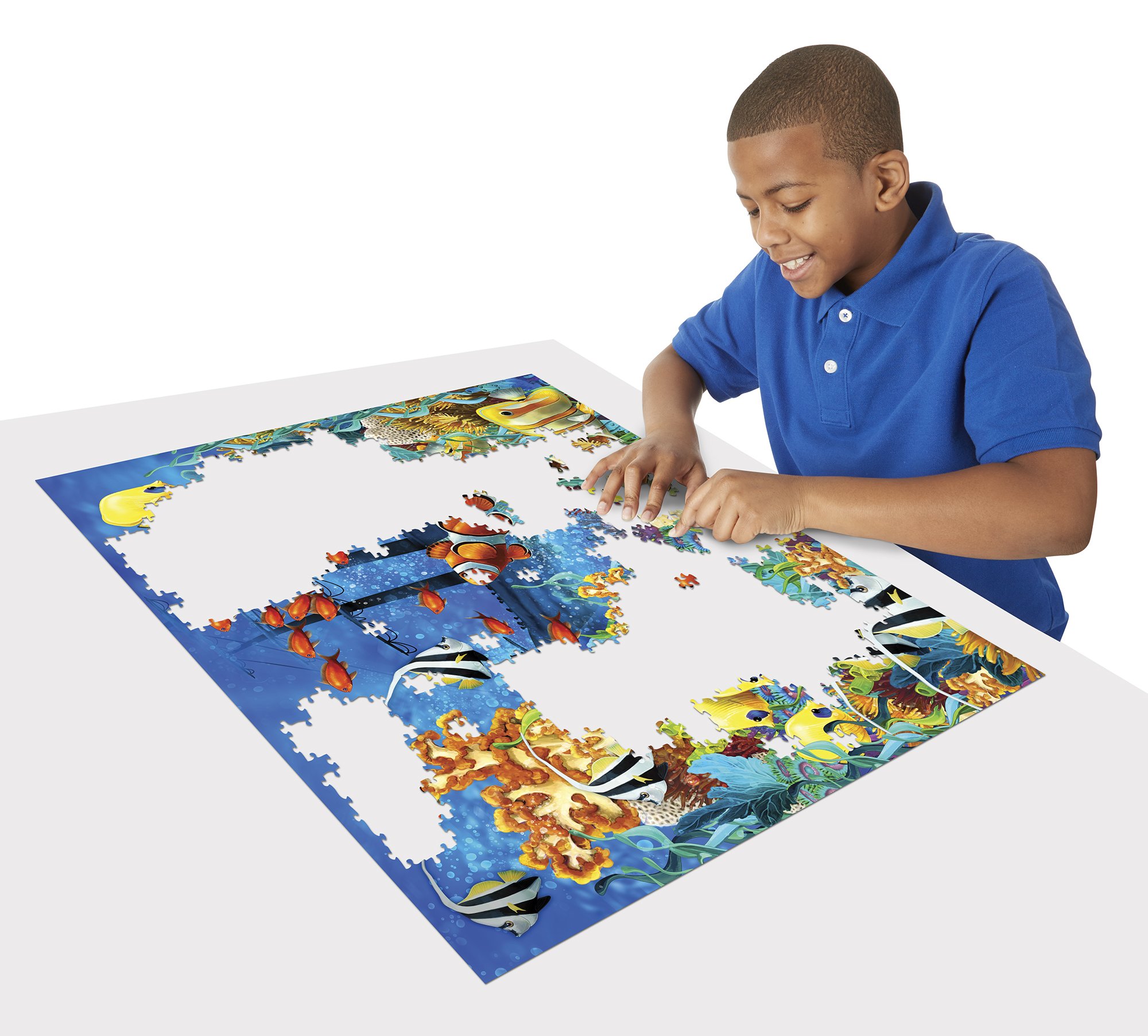 Amazon.com: Melissa & Doug 1,500-Piece Shipwreck Reef and Tropical